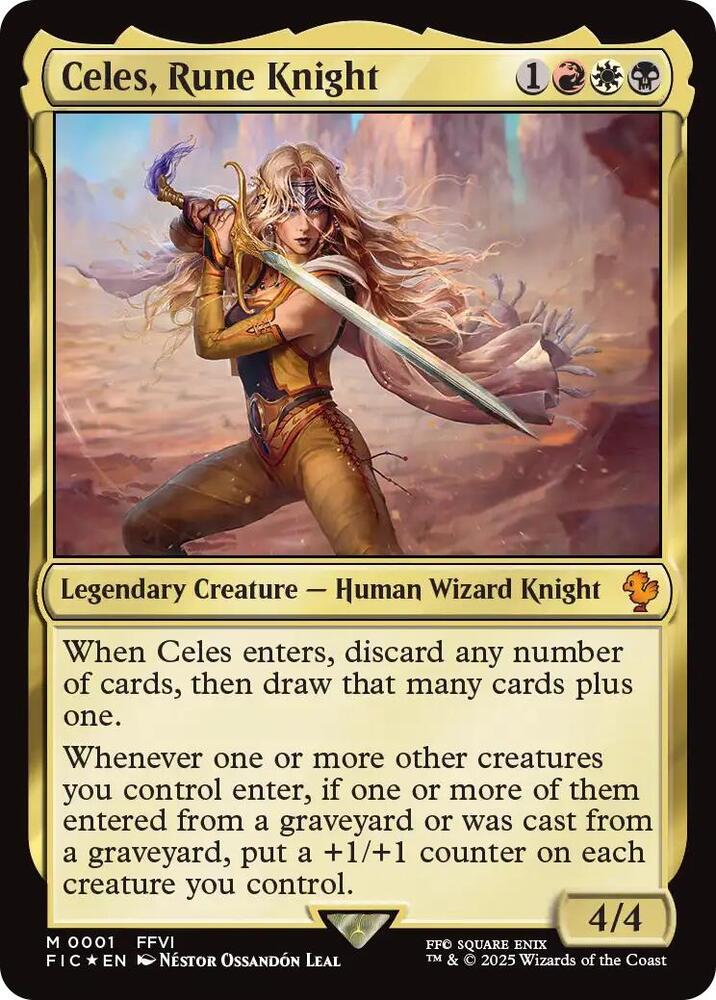 Celes, Rune Knight (1) [Final Fantasy Commander]