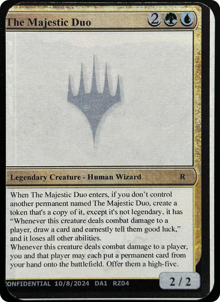 The Majestic Duo [Un-Known Event Playtest Cards]