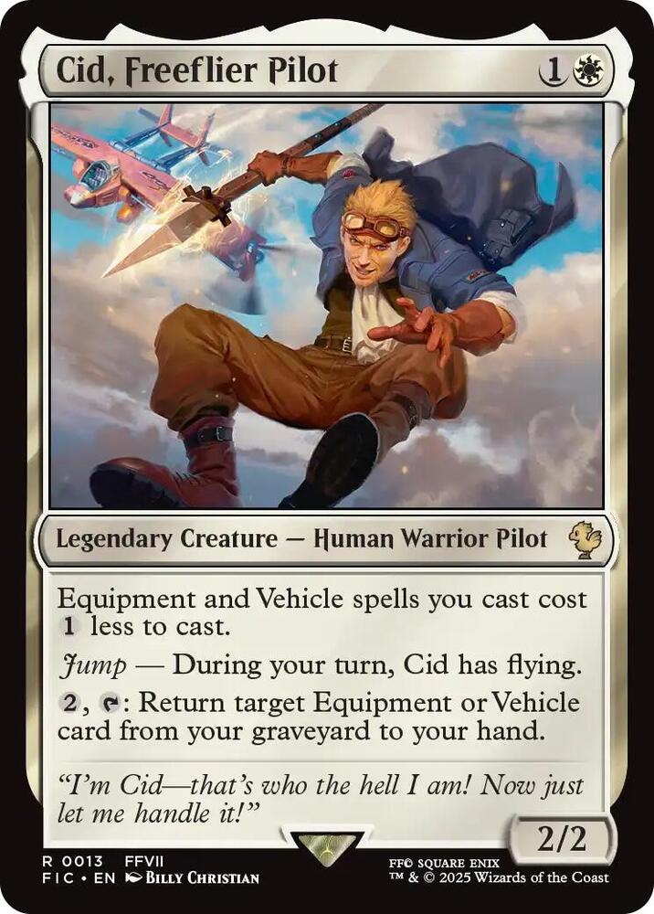 Cid, Freeflier Pilot (13) [Final Fantasy Commander]