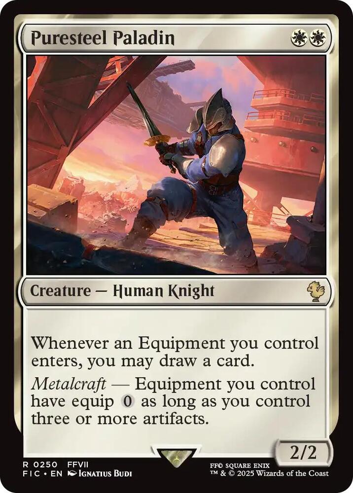 Puresteel Paladin (250) [Final Fantasy Commander]