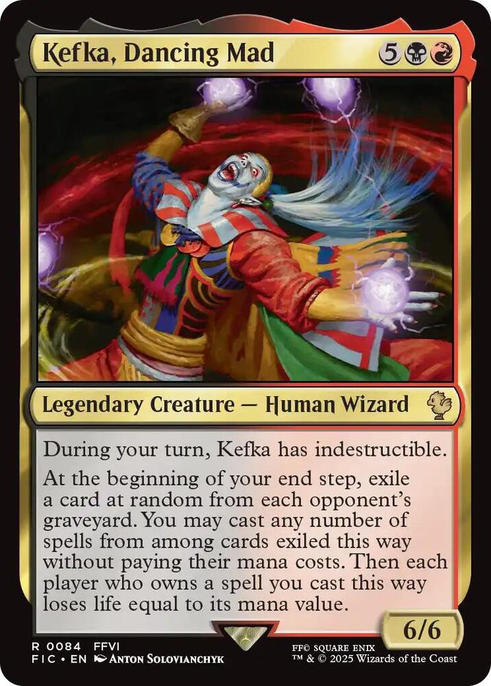 Kefka, Dancing Mad (84) [Final Fantasy Commander]