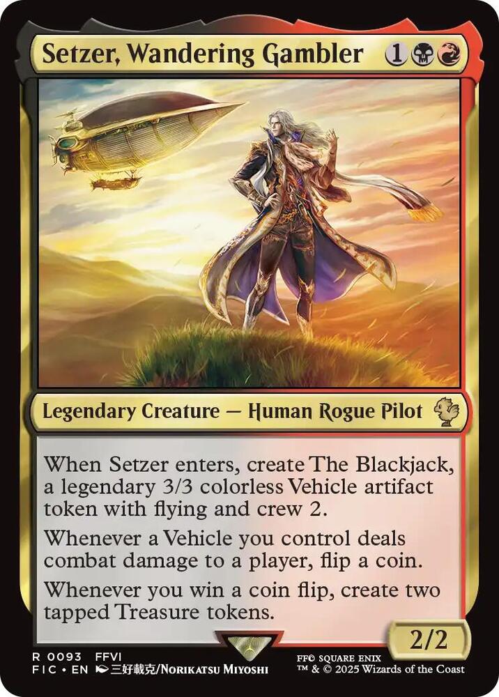 Setzer, Wandering Gambler (93) [Final Fantasy Commander]