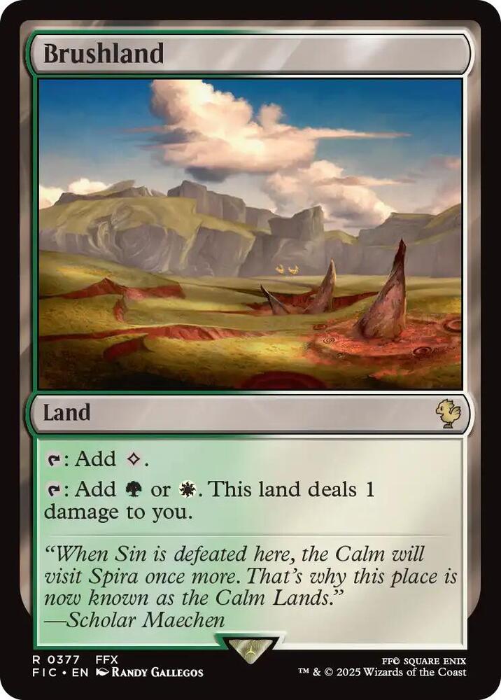 Brushland (377) [Final Fantasy Commander]