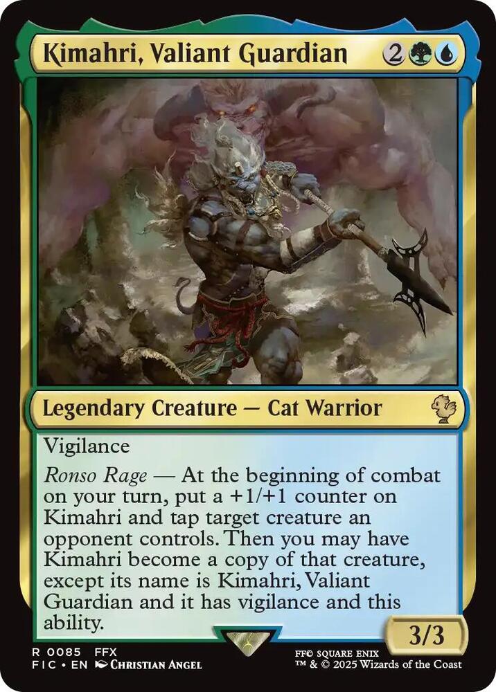 Kimahri, Valiant Guardian (85) [Final Fantasy Commander]
