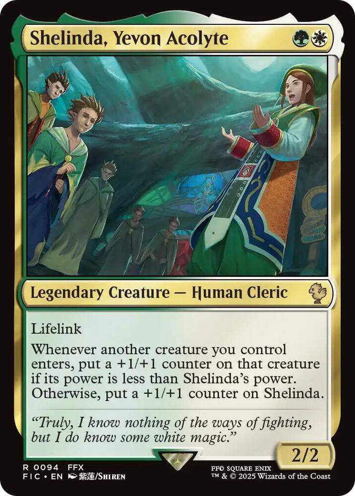 Shelinda, Yevon Acolyte (94) [Final Fantasy Commander]
