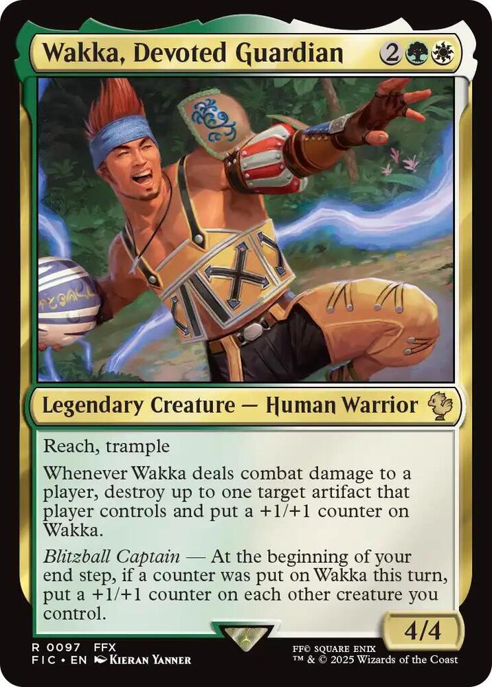 Wakka, Devoted Guardian (97) [Final Fantasy Commander]
