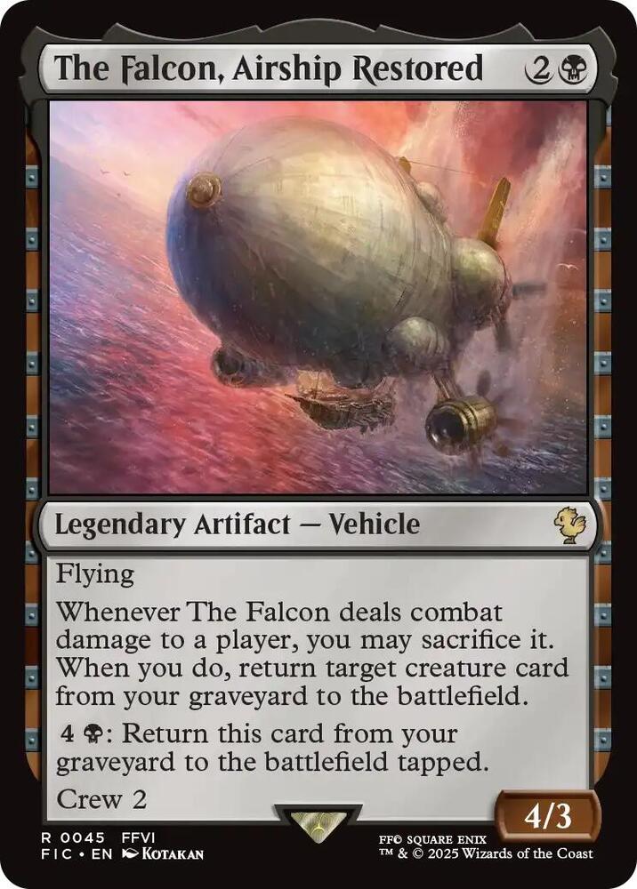 The Falcon, Airship Restored (45) [Final Fantasy Commander]