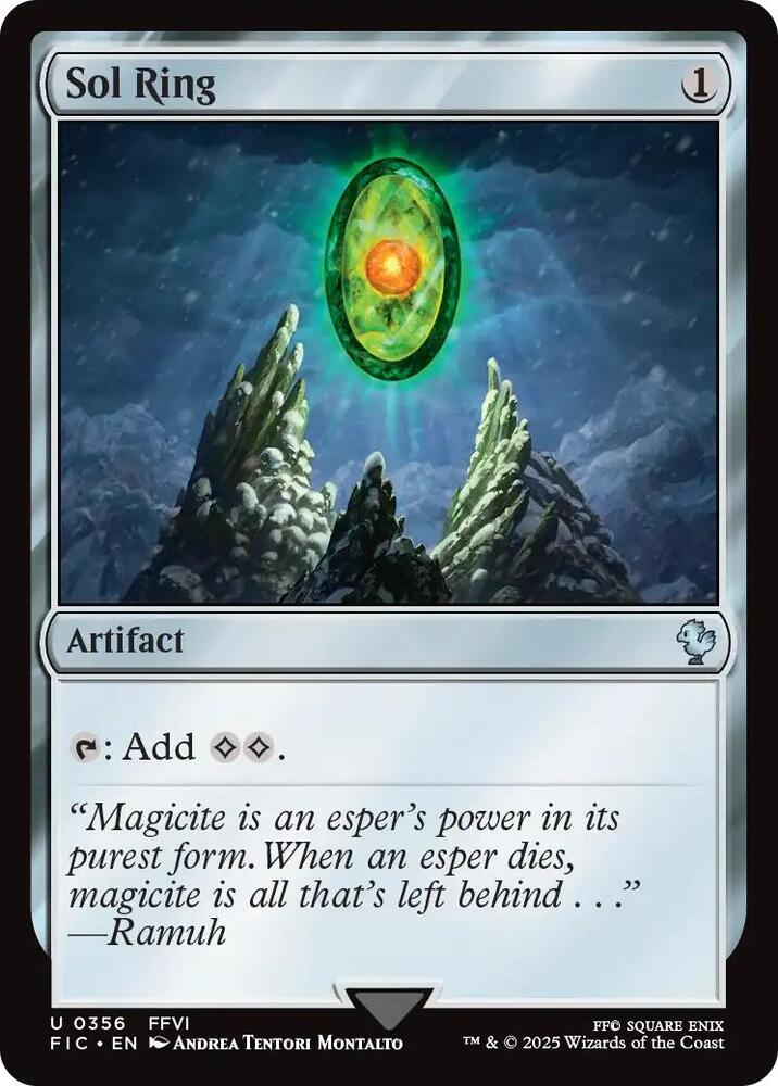 Sol Ring (0356) [Final Fantasy Commander]