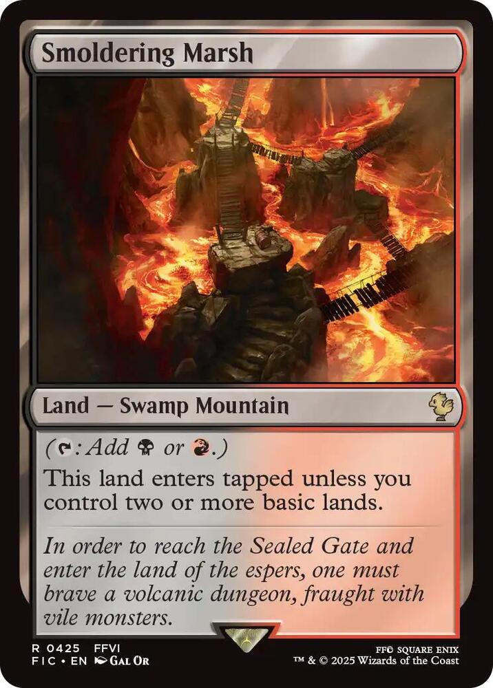 Smoldering Marsh (425) [Final Fantasy Commander]