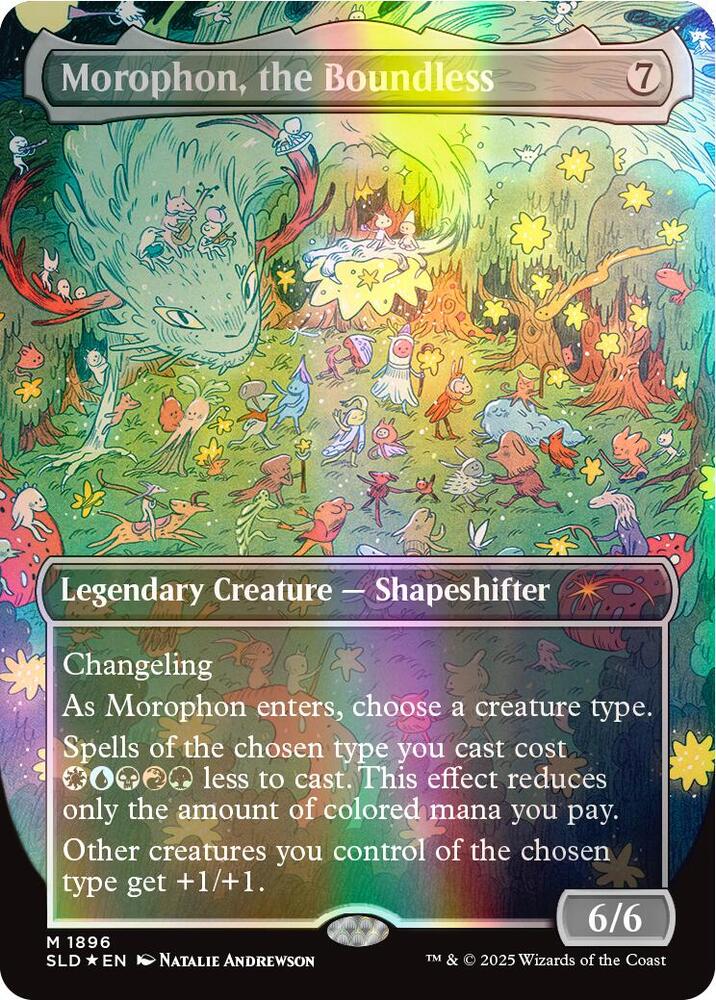 Morophon, the Boundless (Double Rainbow Foil) (1896) [Secret Lair Drop]