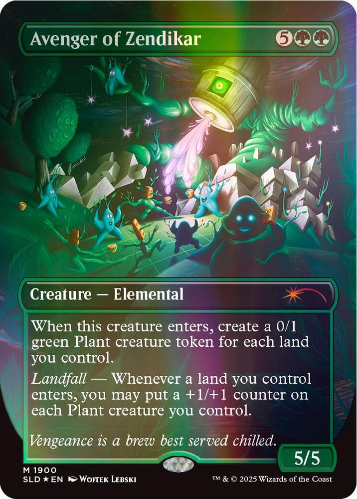 Avenger of Zendikar (Double Rainbow Foil) (1900) [Secret Lair Drop]