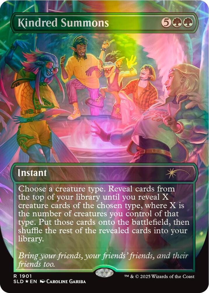 Kindred Summons (Double Rainbow Foil) (1901) [Secret Lair Drop]