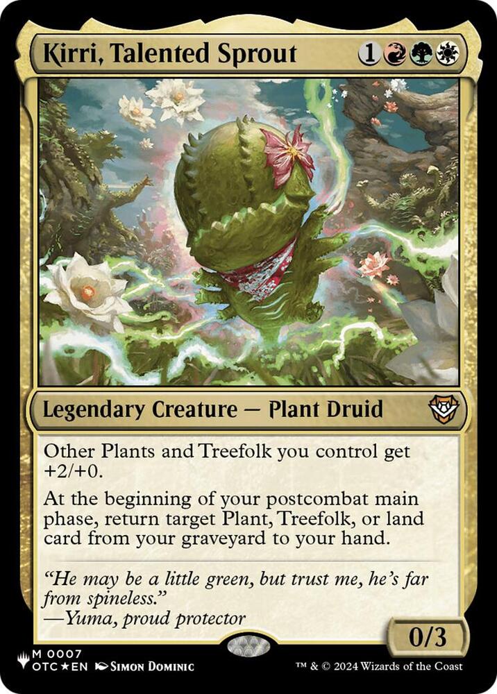 Kirri, Talented Sprout (7) [The List]