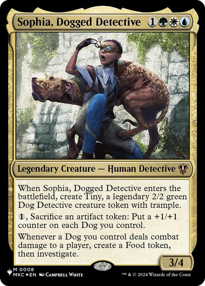 Sophia, Dogged Detective (8) [The List]