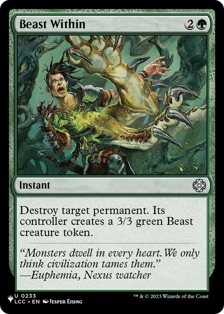 Beast Within (LCC) (233) [The List]