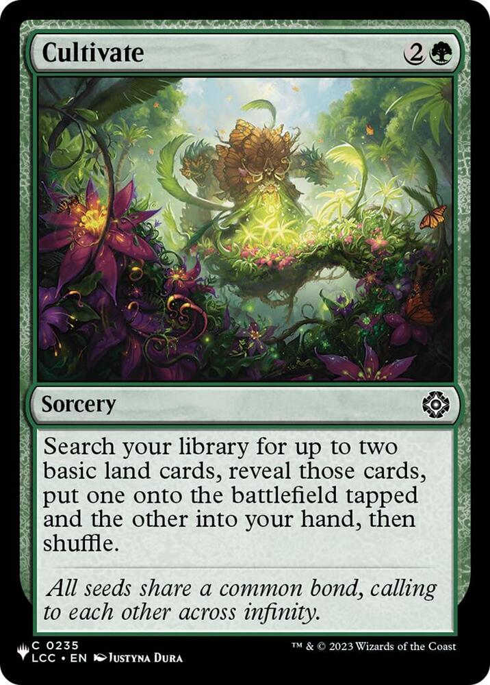 Cultivate (LCC) (235) [The List]