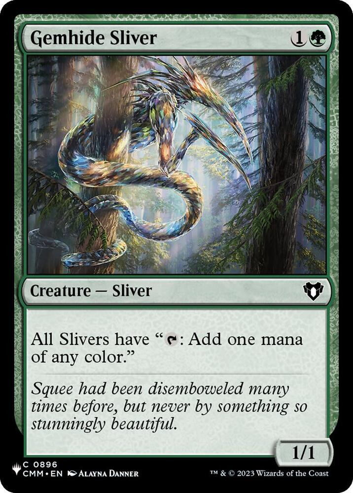 Gemhide Sliver (CMM) (896) [The List]