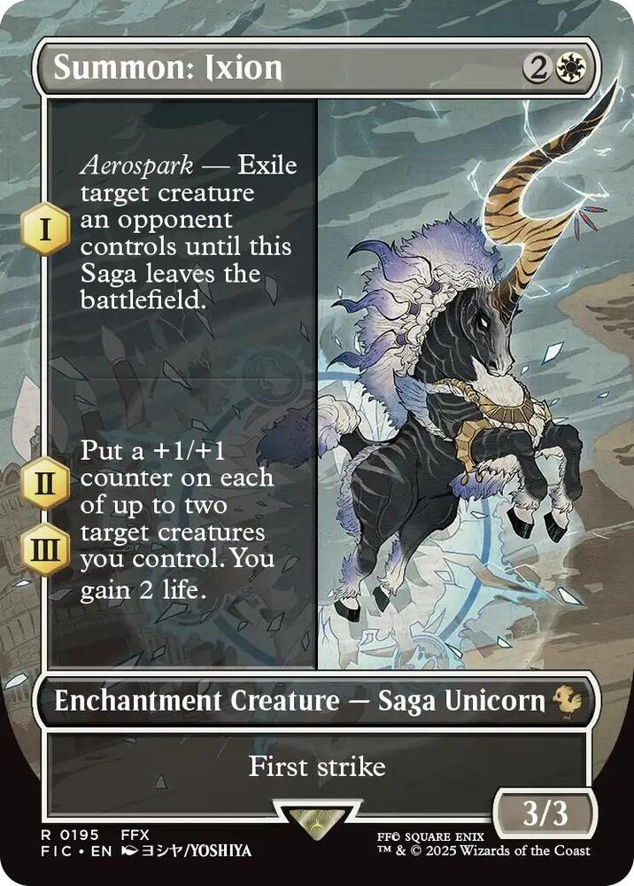 Summon: Ixion (Borderless) (195) [Final Fantasy Commander]