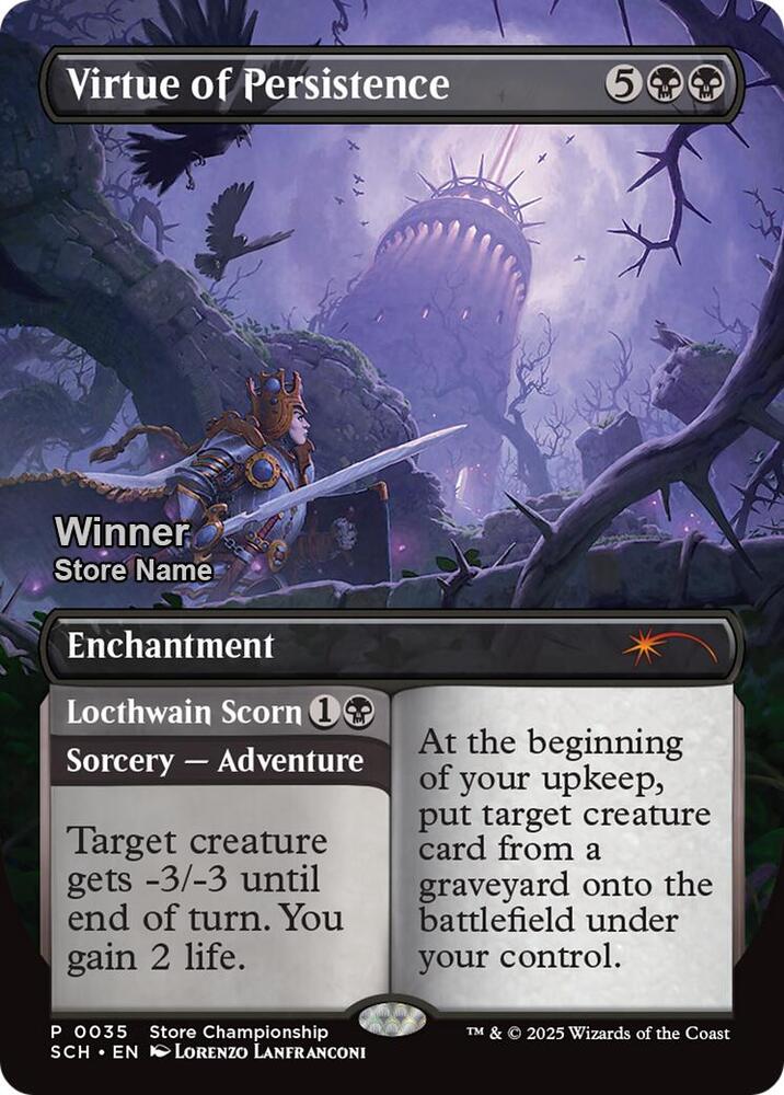 Virtue of Persistence (Winner) (35) [Game Day Promos]