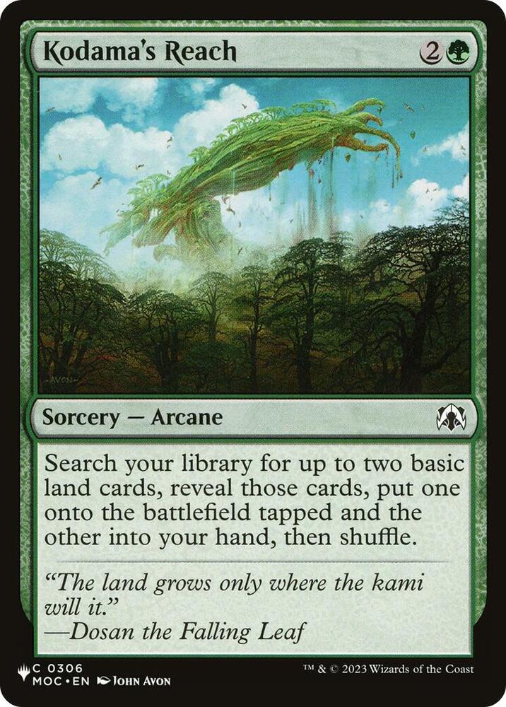 Kodama's Reach (306) [The List]