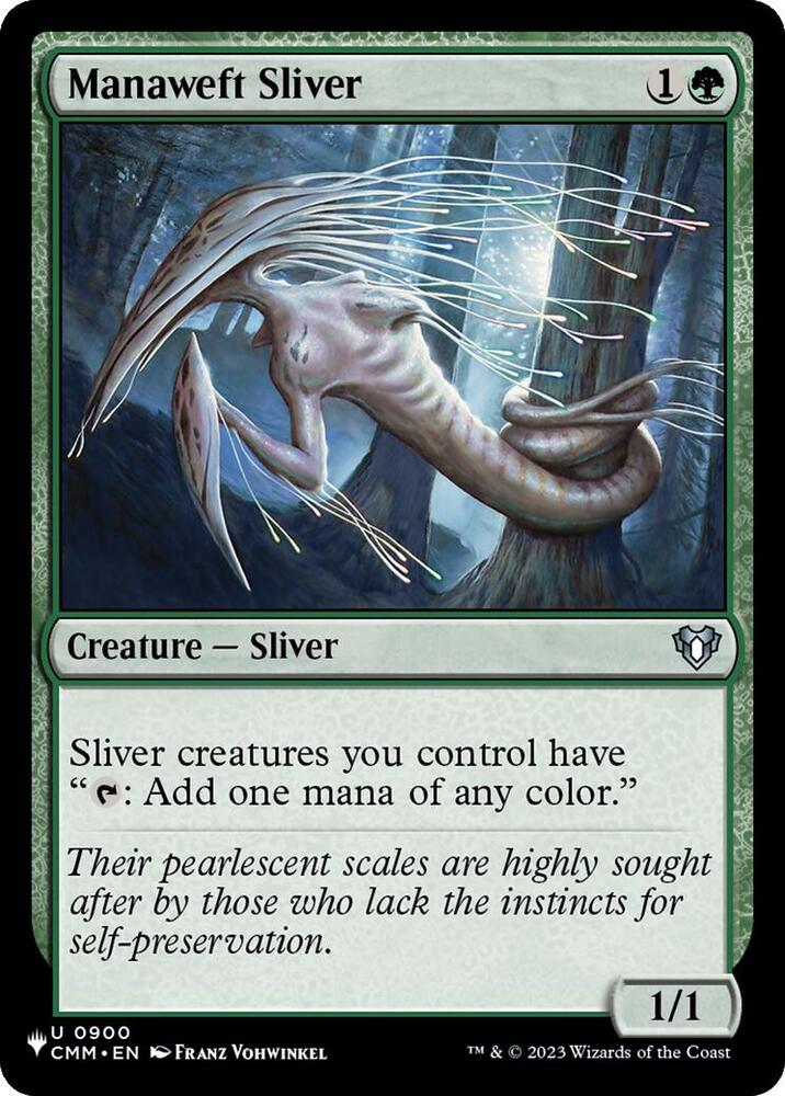Manaweft Sliver (CMM) (900) [The List]