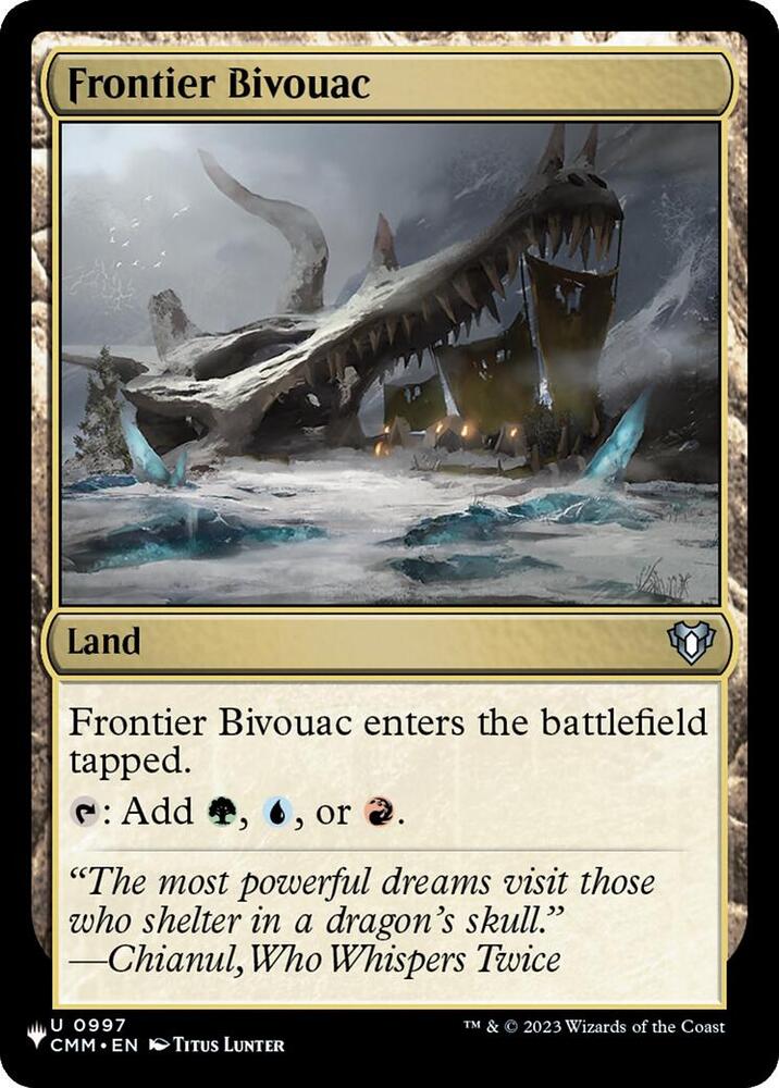 Frontier Bivouac (CMM) (997) [The List]