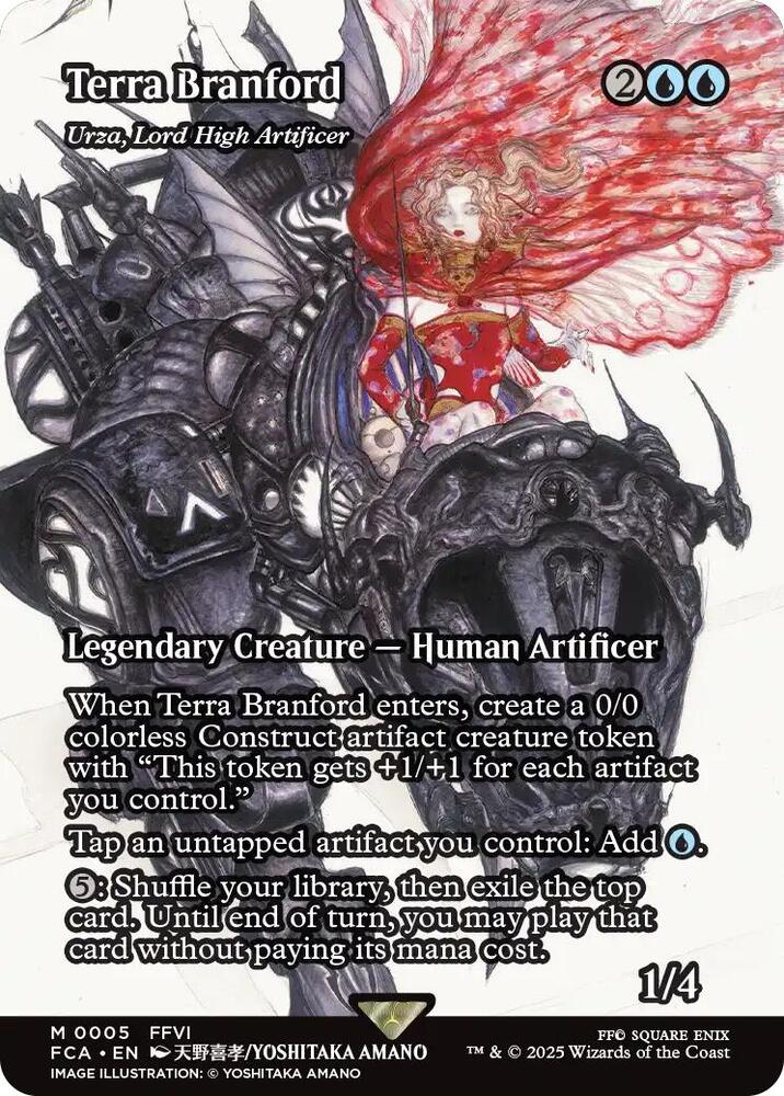 Terra Branford - Urza, Lord High Artificer (Showcase) (5) [Final Fantasy: Through the Ages]