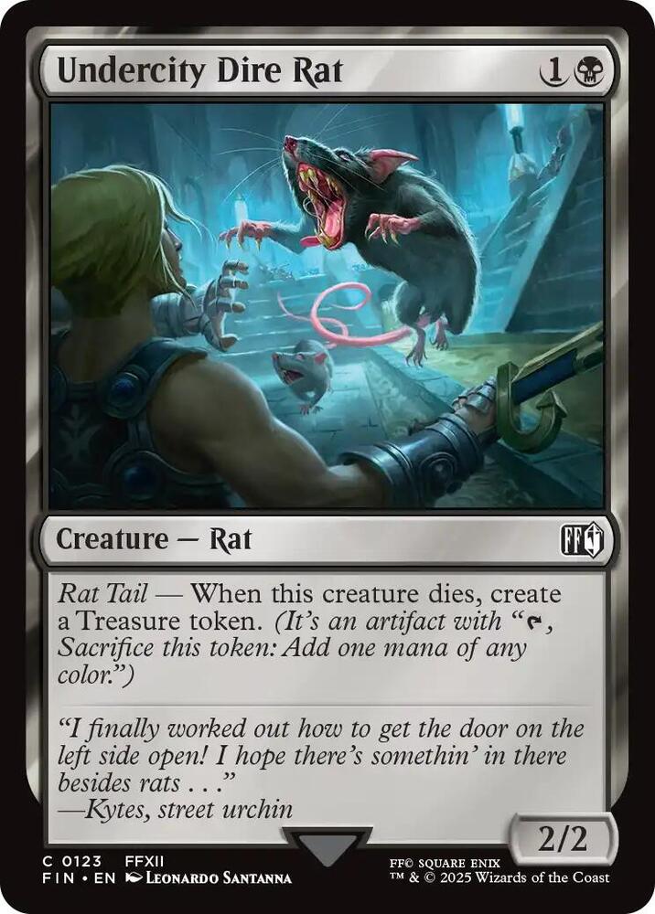 Undercity Dire Rat (123) [Final Fantasy]