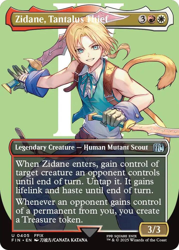 Zidane, Tantalus Thief (Borderless) (405) [Final Fantasy]