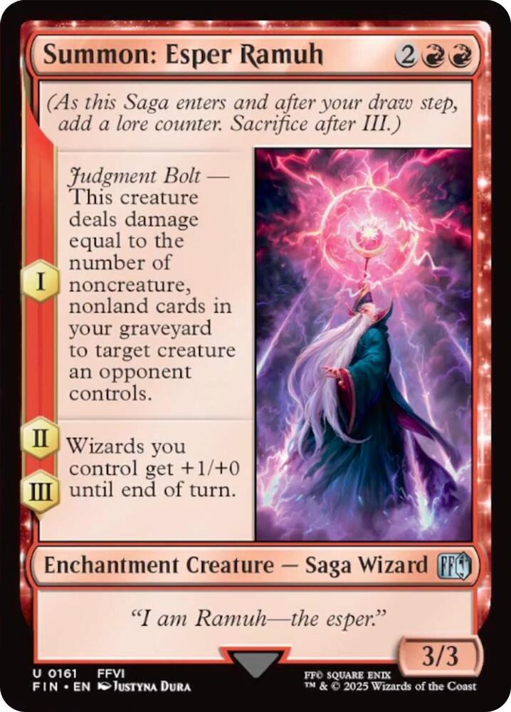 Summon: Esper Ramuh (161) [Final Fantasy]