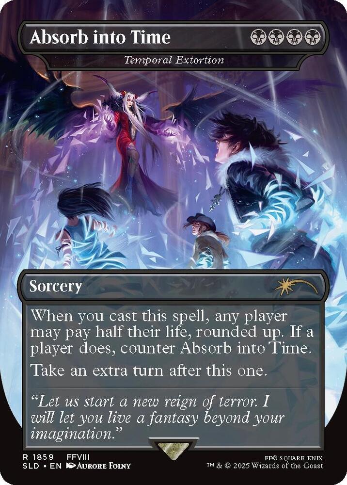 Absorb into Time - Temporal Extortion (1859) [Secret Lair Drop]