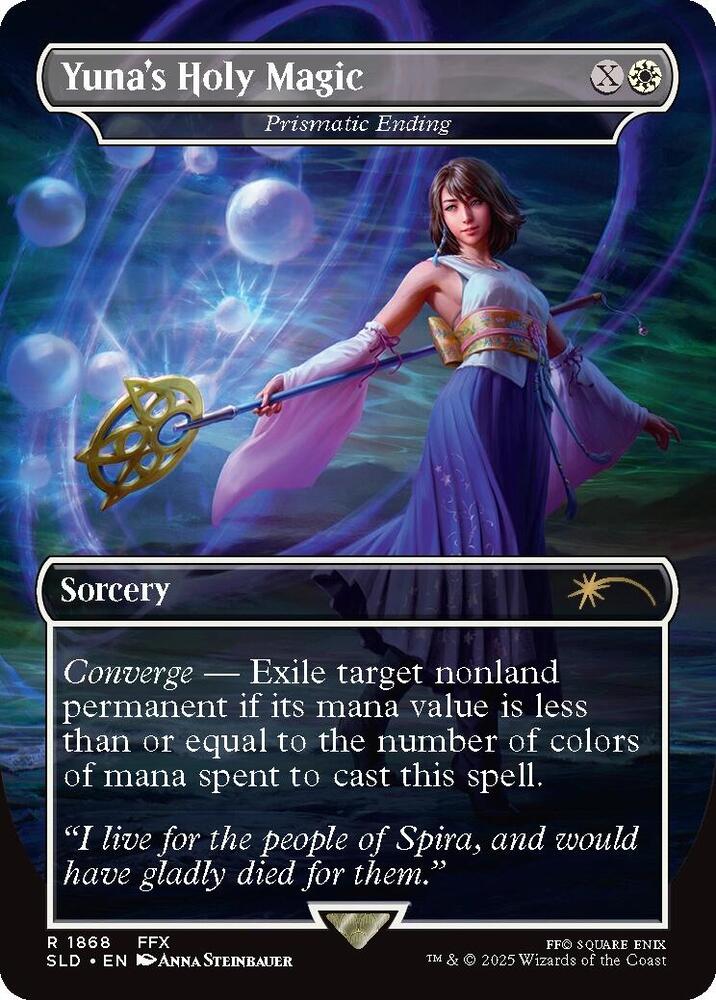 Yuna's Holy Magic - Prismatic Ending (1868) [Secret Lair Drop]