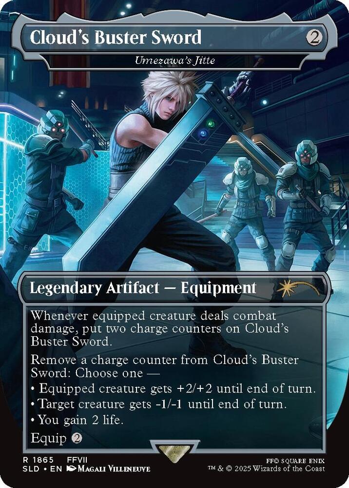Cloud's Buster Sword - Umezawa's Jitte (1865) [Secret Lair Drop]