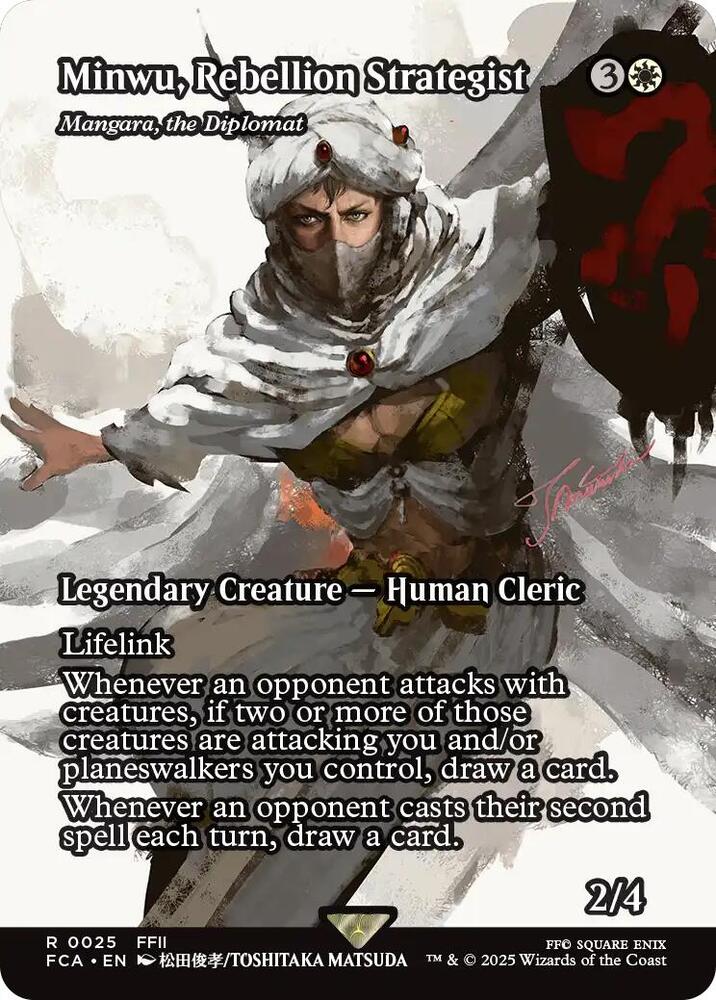 Minwu, Rebellion Strategist - Mangara, the Diplomat (Showcase) (25) [Final Fantasy: Through the Ages]