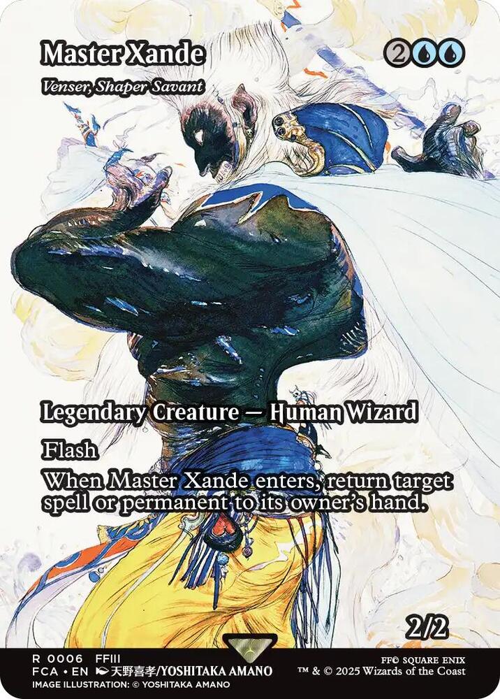 Master Xande - Venser, Shaper Savant (Showcase) (6) [Final Fantasy: Through the Ages]
