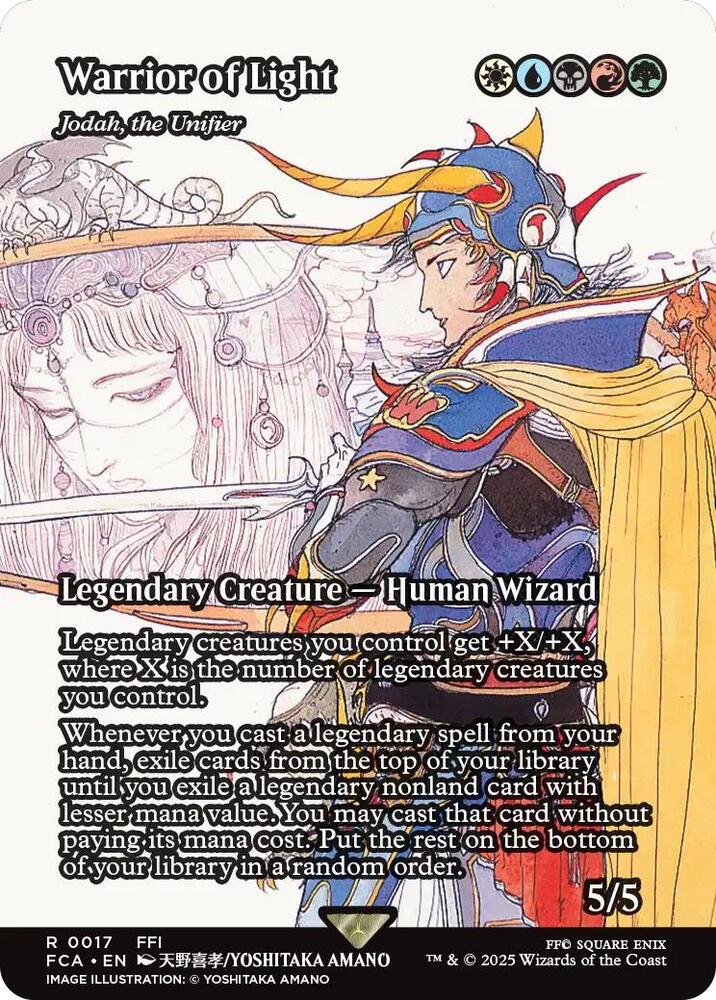 Warrior of Light - Jodah, the Unifier (Showcase) (17) [Final Fantasy: Through the Ages]