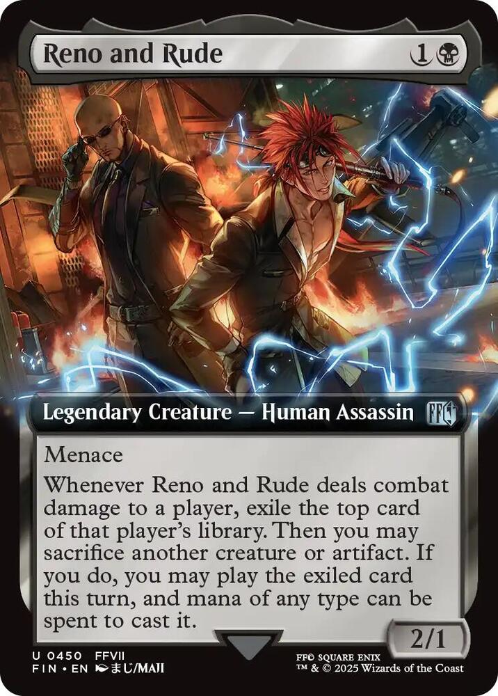 Reno and Rude (Extended Art) (450) [Final Fantasy]