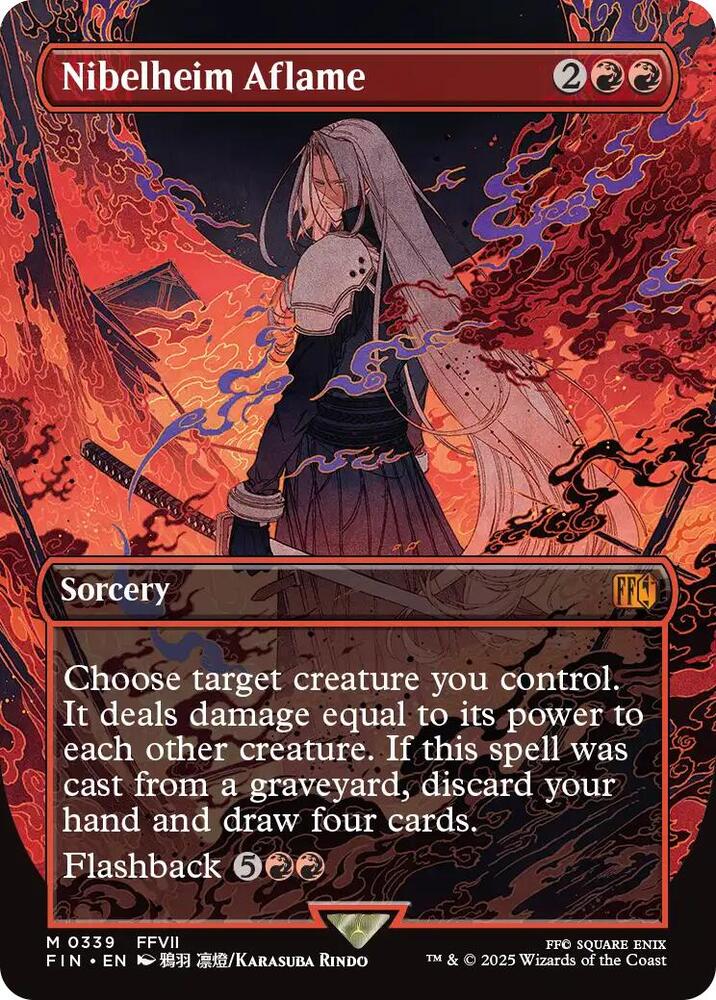Nibelheim Aflame (Borderless) (339) [Final Fantasy]