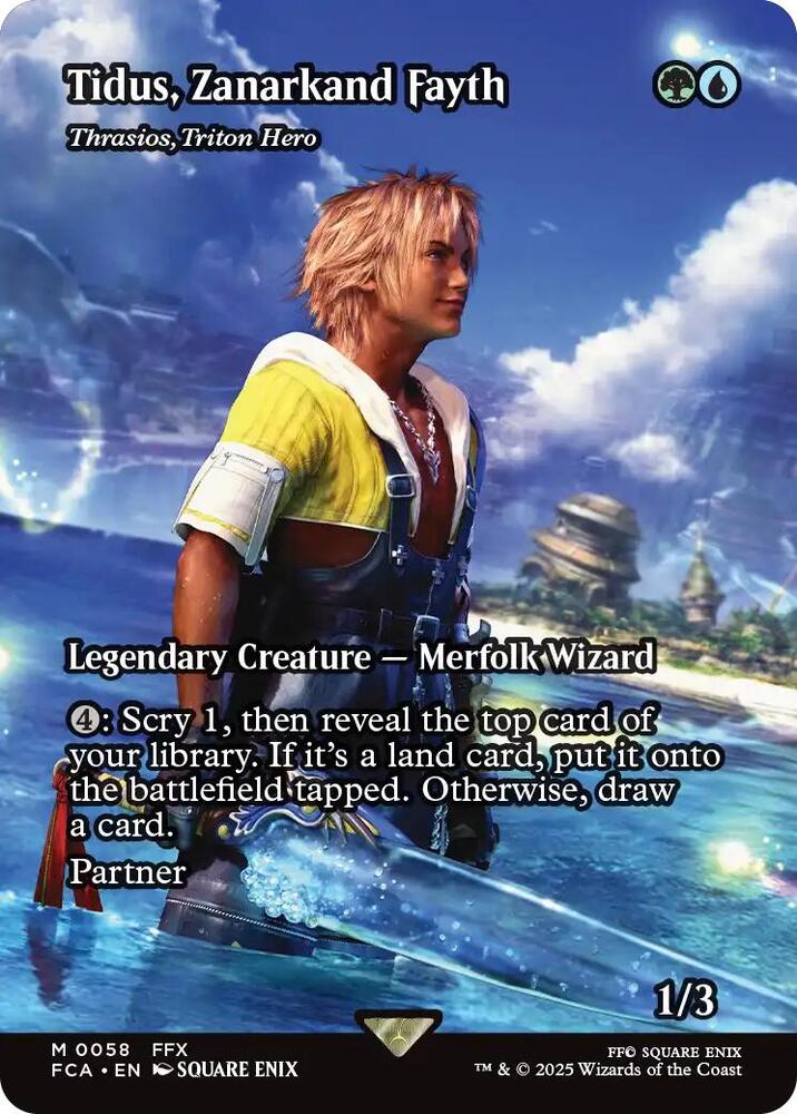 Tidus, Zanarkand Fayth - Thrasios, Triton Hero (Showcase) (58) [Final Fantasy: Through the Ages]