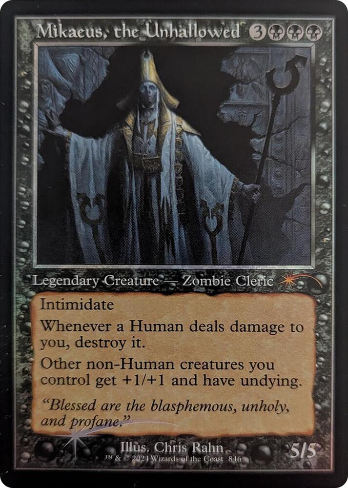 Mikaeus, the Unhallowed (Retro Frame) (846) [Secret Lair Drop]
