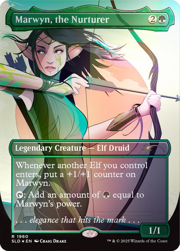Marwyn, the Nurturer (Rainbow Foil) (1960) [Secret Lair Drop]