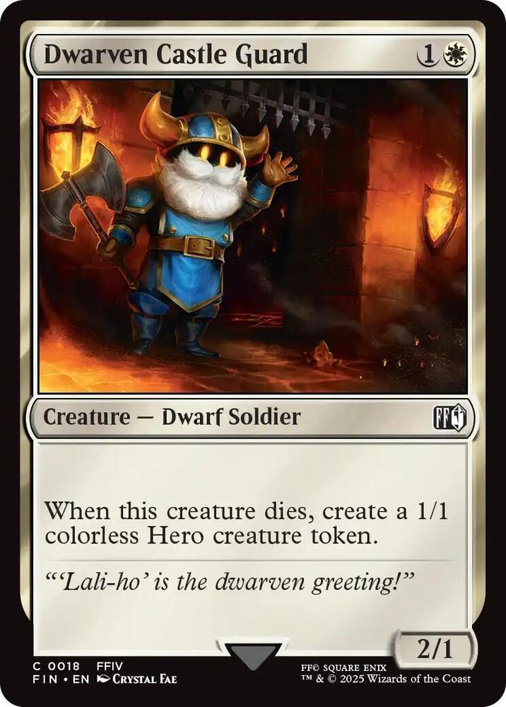 Dwarven Castle Guard (18) [Final Fantasy]
