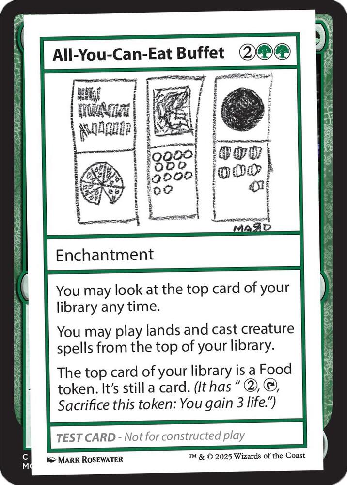 All-You-Can-Eat Buffet [Mystery Booster 2 Playtest Cards]
