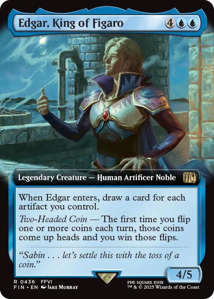 Edgar, King of Figaro (Extended Art) (436) [Final Fantasy]