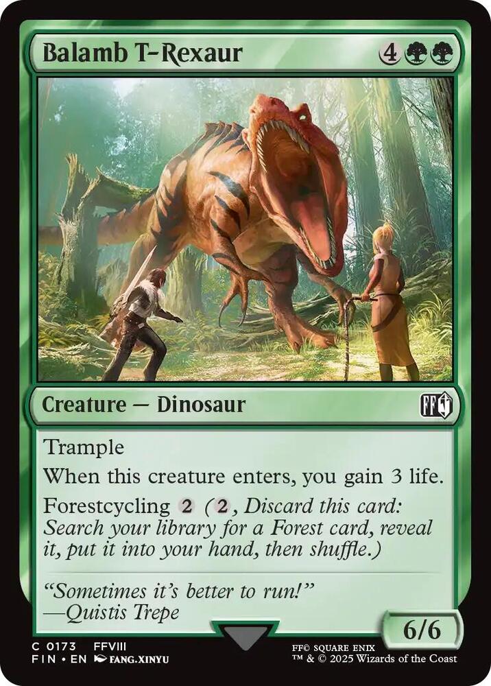 Balamb T-Rexaur (173) [Final Fantasy]