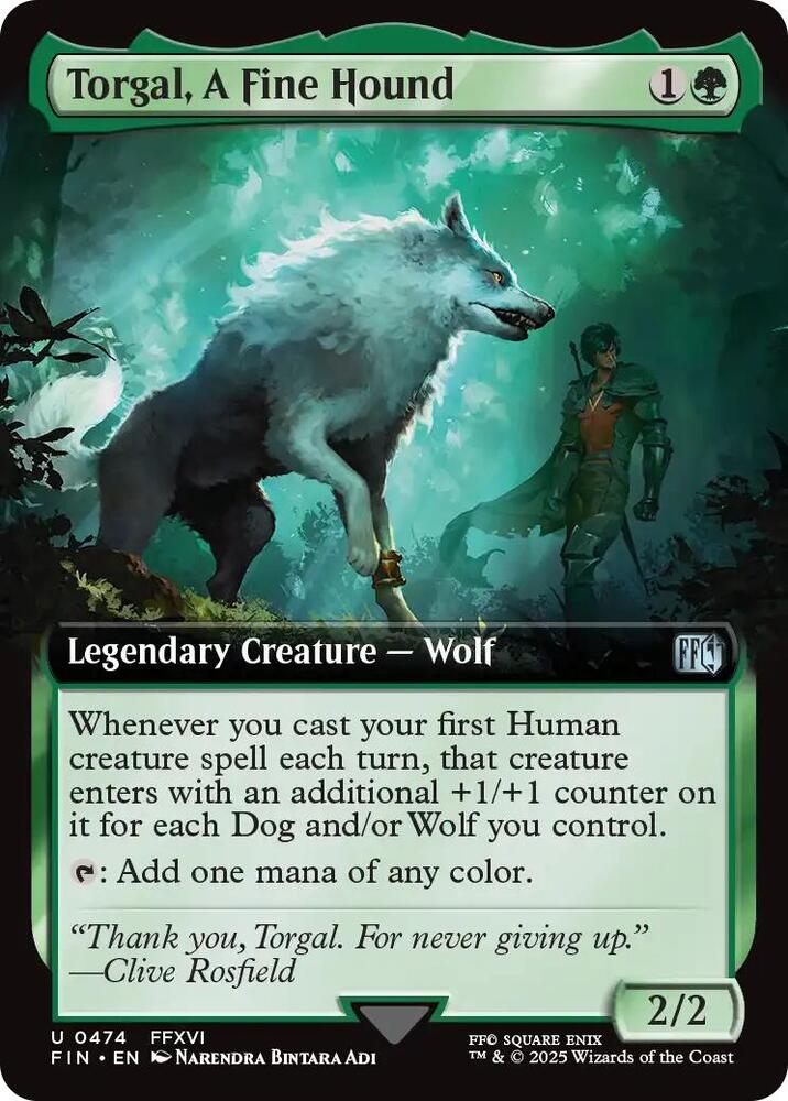 Torgal, A Fine Hound (Extended Art) (474) [Final Fantasy]