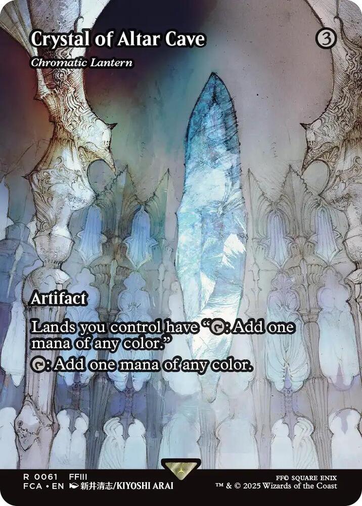 Crystal of Altar Cave - Chromatic Lantern (Showcase) (61) [Final Fantasy: Through the Ages]
