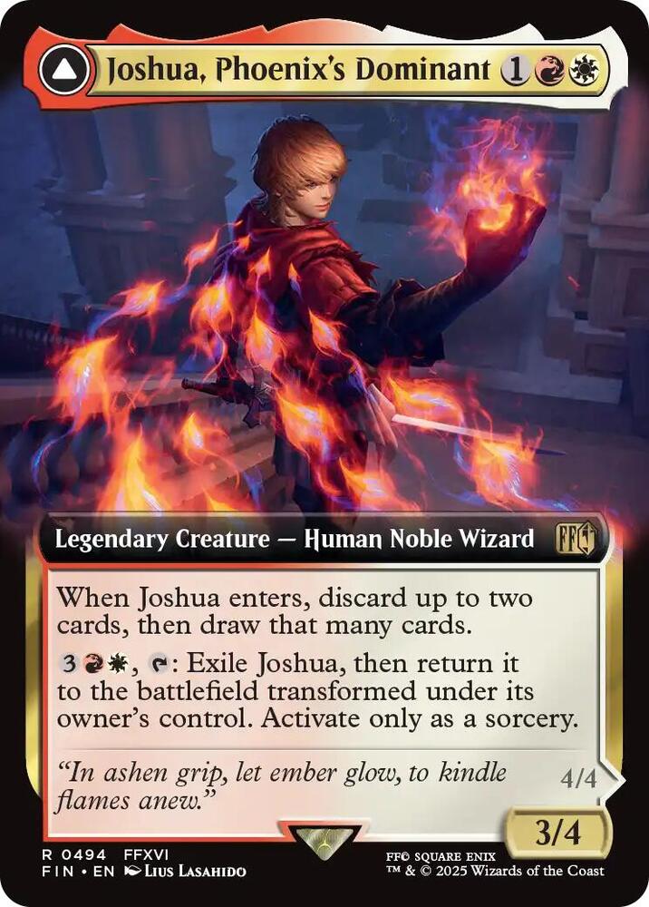 Joshua, Phoenix's Dominant (Extended Art) (494) [Final Fantasy]