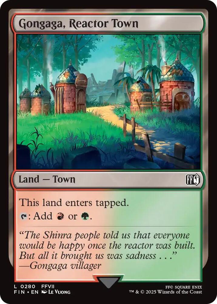 Gongaga, Reactor Town (280) [Final Fantasy]