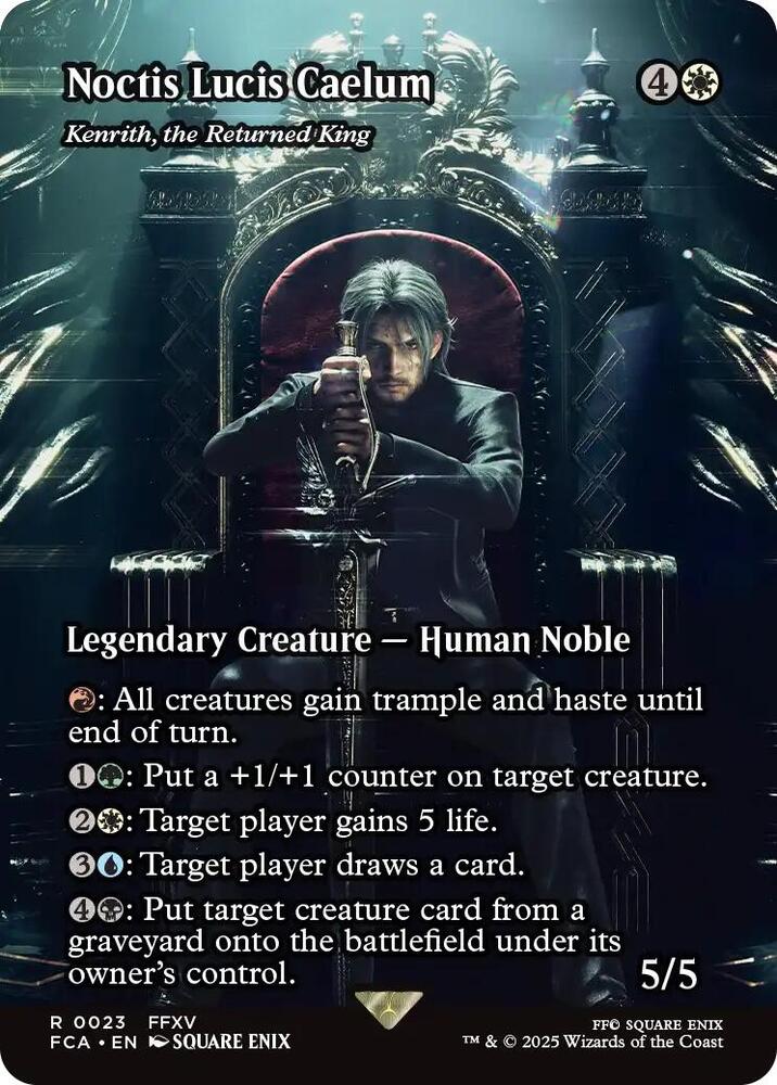 Noctis Lucis Caelum - Kenrith, the Returned King (Showcase) (23) [Final Fantasy: Through the Ages]